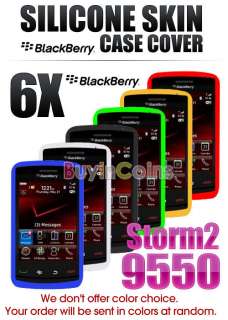 Silicone Skin Case Cover for Blackberry Storm2 9550  