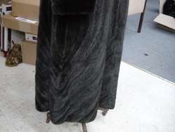 BLACKGLAMA Female MINK DIRECTIONAL 53 Coat $22,500  