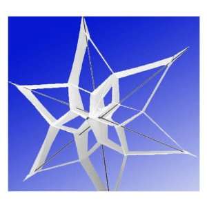  Starflake   White 69 Cellular Box Kite Toys & Games