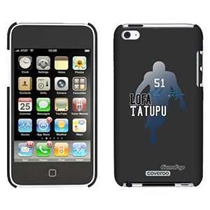  Lofa Tatupu Silhouette on iPod Touch 4 Gumdrop Air Shell 