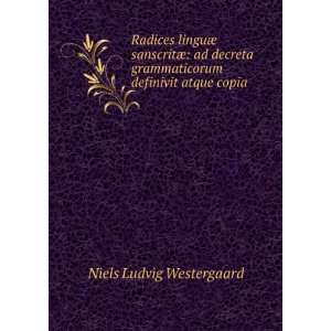   grammaticorum definivit atque copia . Niels Ludvig Westergaard Books