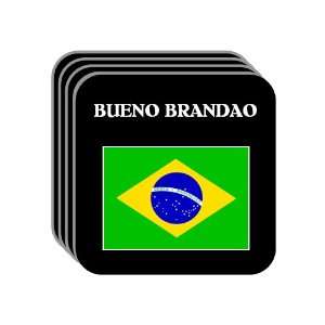 Brazil   BUENO BRANDAO Set of 4 Mini Mousepad Coasters 
