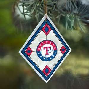  New York Rangers   Art Glass Ornament