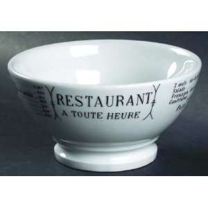  Pillivuyt Brasserie Coupe Soup Bowl, Fine China Dinnerware 