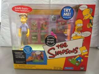 The Simpsons Krusty Burger Set Pimply Faced Teen Talks  