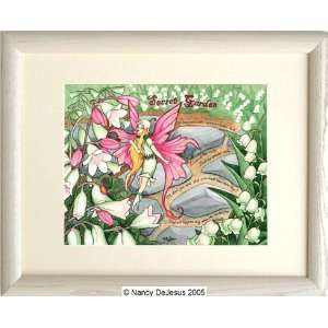  Flower Fairy (Ssecret Garden) with frame by Nancy DeJesus 