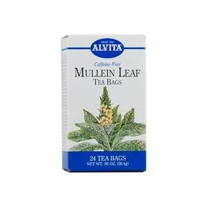 Alvita Tea   Tea   Mullein Leaf 24 Bag Grocery & Gourmet Food