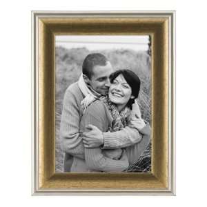  Malden Gold and Silver 2 Tone Classic Wood Frame, 5 by 7 