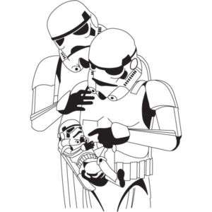 STORM TROOPER FAMILY New Star Wars Clone Funny T Shirt  