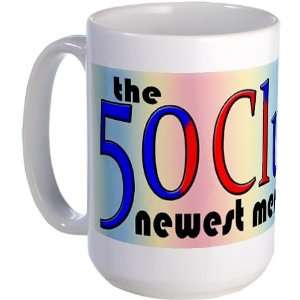  The 50 Club 50th birthday Large Mug by  
