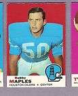 1969 Topps FB #19 Bobby Maples/Oilers EX/EX+