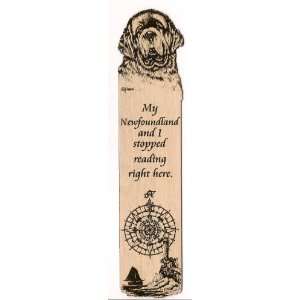  Newfoundland Laser Engraved Dog Bookmark