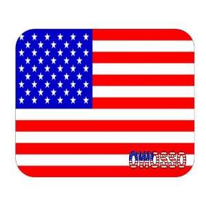  US Flag   Owosso, Michigan (MI) Mouse Pad 