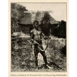 1919 Halftone Print Choco Juntas Tamana Native Trailhaunting 