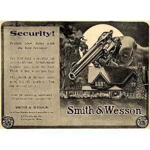  1912 Ad Smith Wesson Safety Defense Revolver Firearms 