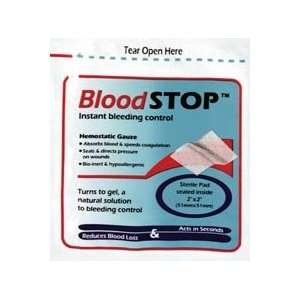 BS 10 Gauze Bloodstop Hemostatic 2x2 20 Per Box Part No. BS 10 by 