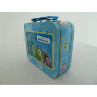 Luch Box Disney Pixar Monsters Inc. Blue Collectible Lunch Box 5 1/2 