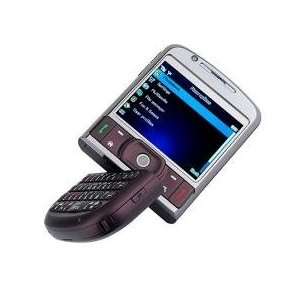   QWERTY Keypad 180 Degree Rotate Cell Phone Purple Electronics