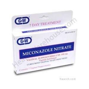  MICONAZOLE 100 MG SUP 7