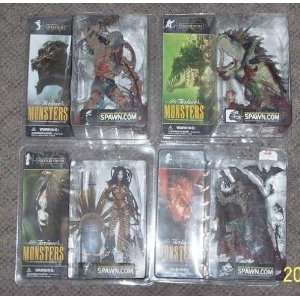  Mcfarlane Monsters Series 1 Collection of 4 Variant 