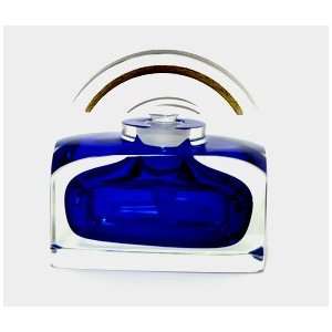  Correia Designer Art Glass, Perfume Bottle, Elite Cobalt 