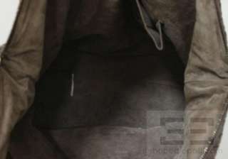Bottega Veneta Brown Pebbled Leather Intrecciato Detailed Tote Bag 