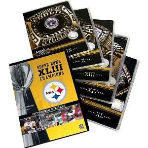 Pittsburgh Steelers 6x Super Bowl Champions DVD Set 
