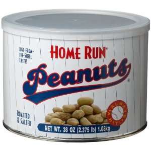 Azar Nut Company Peanuts, Dry Roasted, Salted, 2.37 Pound Can