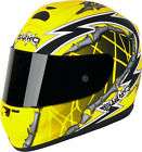 SYKO Sport Full Street Helmet Yellow Graphic L + XL