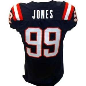  # 99 Jones Syracuse 2009 Game Used Navy Football Jersey(48 