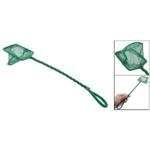 Como Metal Plastic Twisted Handle Green Small Fishing Net  