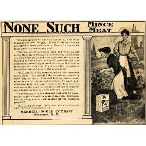  1905 Ad Merrell Soule None Such Mince Meat Women Field 