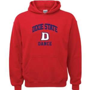  Dixie State Red Storm Red Youth Dance Arch Hooded 