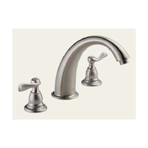   Foundations Windemere Deck Mount Whirlpool Faucet   Stainless Steel
