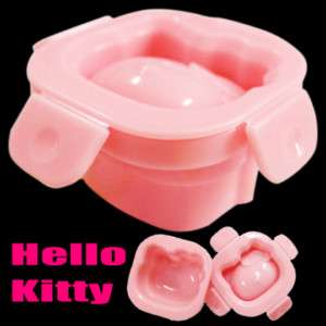 Pink Sanrio Hello Kitty SUSHI RICE MOLD Mould Case Box  