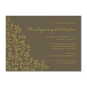  Thanksgiving Party Invitations   Autumn Vines By Shd2 