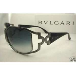  Authentic BVLGARI Gunmetal Fade Sunglasses 6002B   244/8G 
