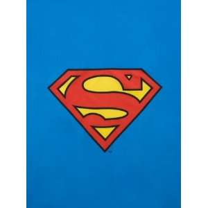 DC Comics Superman S Shield Blue Fabric Poster Fabric Poster Print 