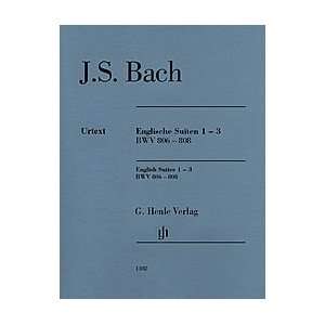    J.S. Bach English Suites 1 3 BWV 806 808 Musical Instruments