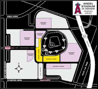 PARKING PASS Los Angeles Angels v Giants 6/18  