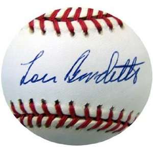  Lew Burdette Autographed Baseball