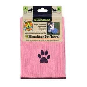  Microfiber Pet Towel Pink/Brown