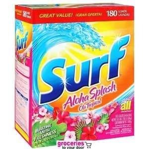Surf Powder Laundry Detergent, Aloha Splash, 180 Loads (Pack of 2 