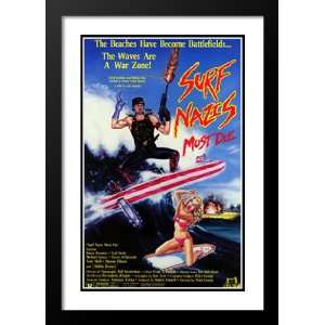  Surf Nazis Must Die 20x26 Framed and Double Matted Movie 