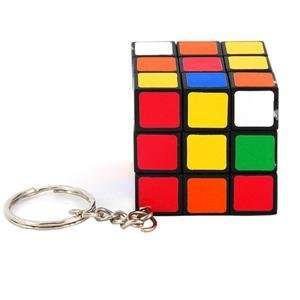   Mini Keychain 3*3*3 Rubik Cube Puzzle Magic Game Toy 