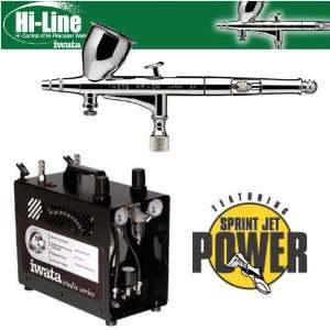  IWATA HI LINE HP CH AIRBRUSHING SYSTEM WITH POWER JET PRO 