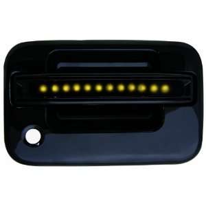 IPCW FLA04BF Black with Amber LED and Smoke Lens Front Door Handle 