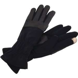  Echo Ruched Superfit Touch Black Glove 354048 001S   Small 