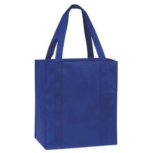  Non woven Eco Super Value Shopper Tote Bag, Royal Blue 