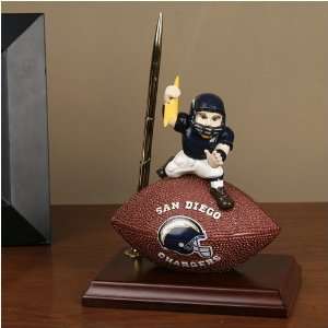  San Diego Chargers Team Spirit Mascot Football Clock and 